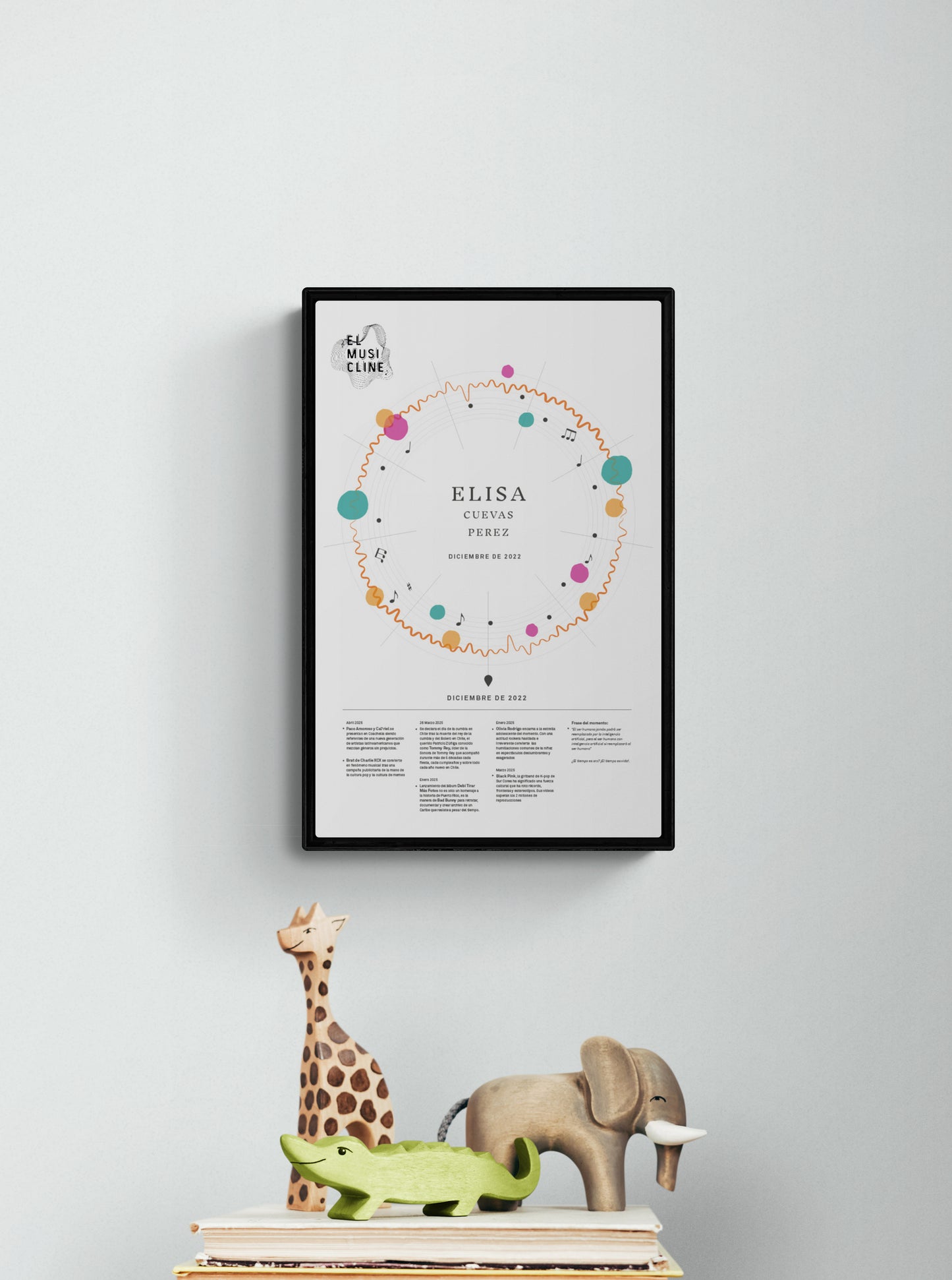 Cartilla Musical. Regalo para bebés musicales.