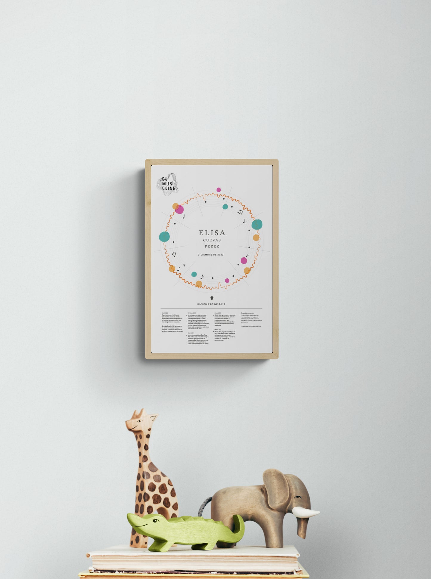 Cartilla Musical. Regalo para bebés musicales.