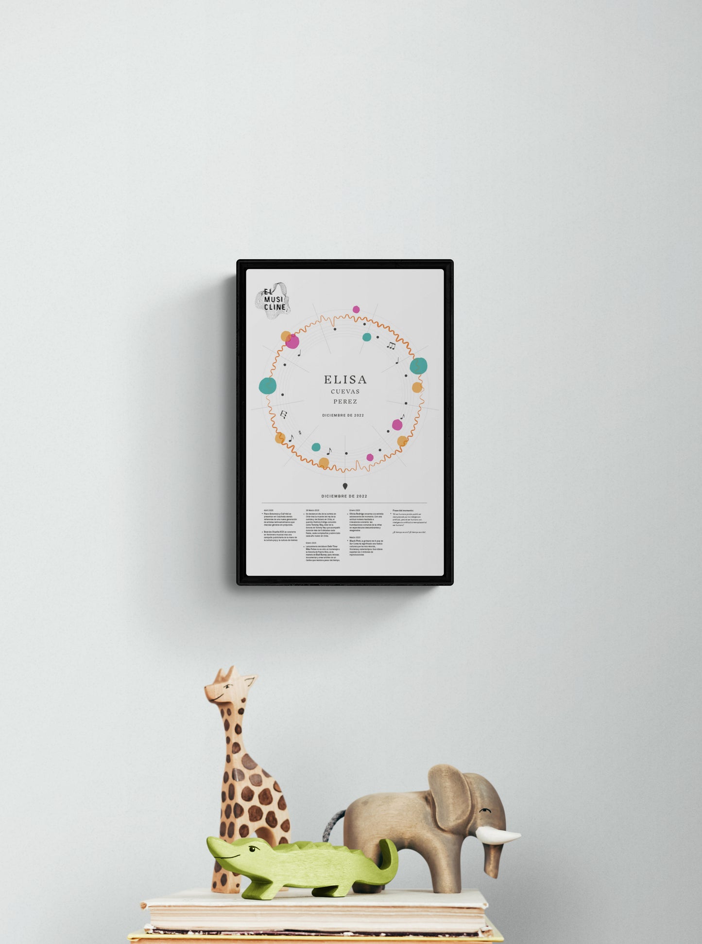 Cartilla Musical. Regalo para bebés musicales.