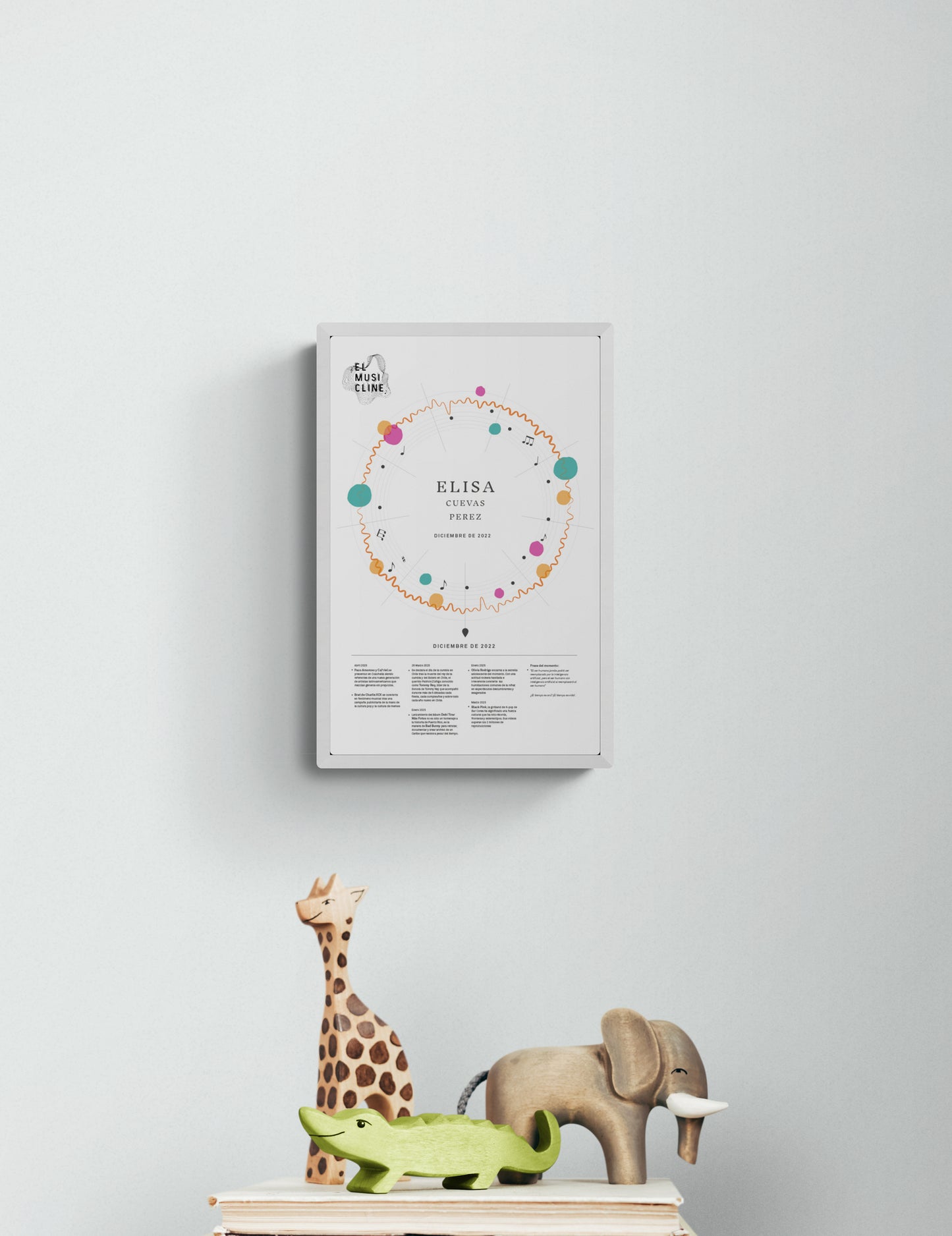 Cartilla Musical. Regalo para bebés musicales.