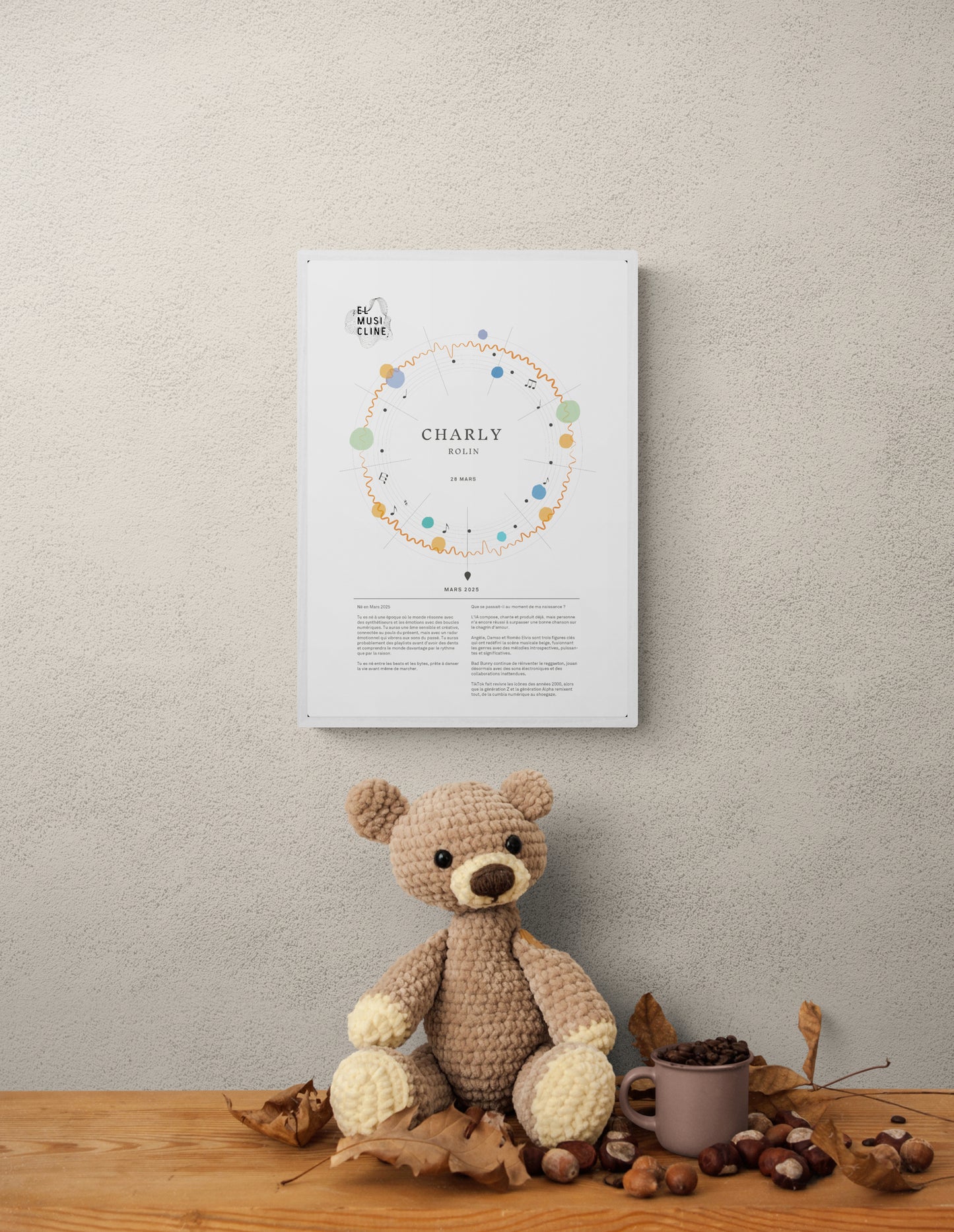 Cartilla Musical. Regalo para bebés musicales.