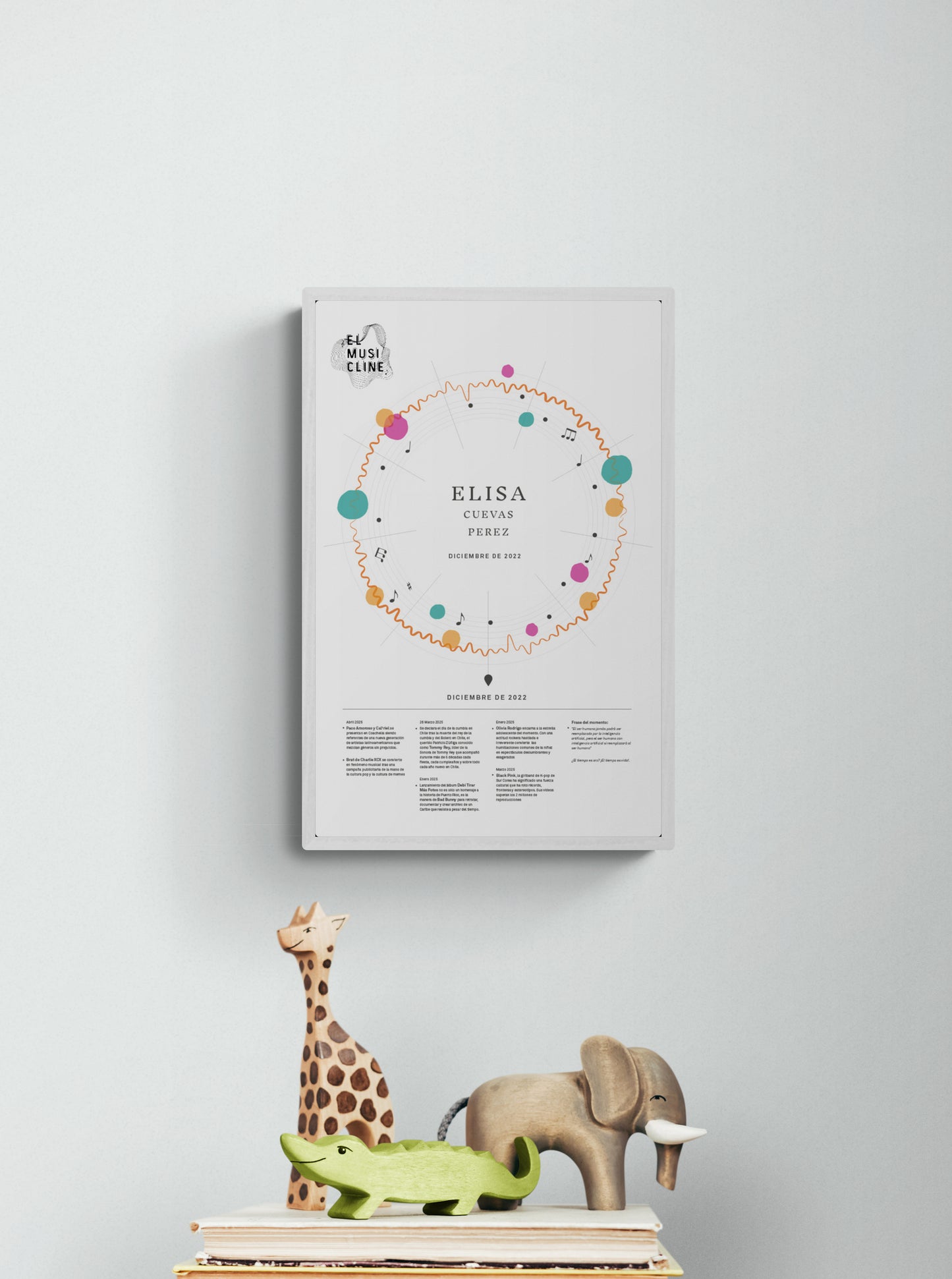 Cartilla Musical. Regalo para bebés musicales.